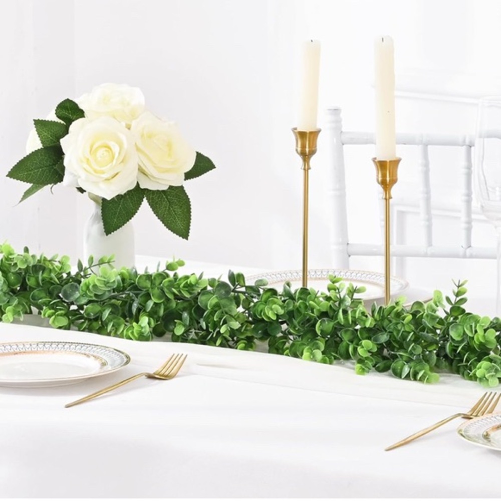 AMAZON Faux Eucalyptus Garlands Wedding/Shower/Holiday/Party/Event - 185 ft.